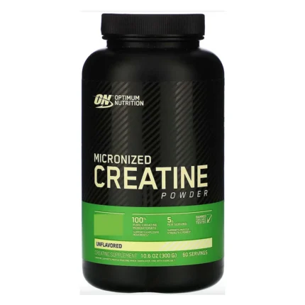 Optimum Nutrition Creatina Micronizada 300g en Polvo de Alta Pureza