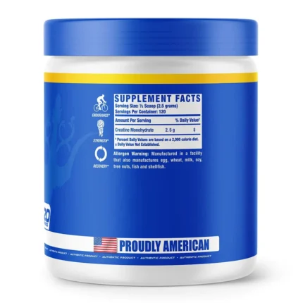 Informacion nutrimental creatina ronnie coleman xs 300gr