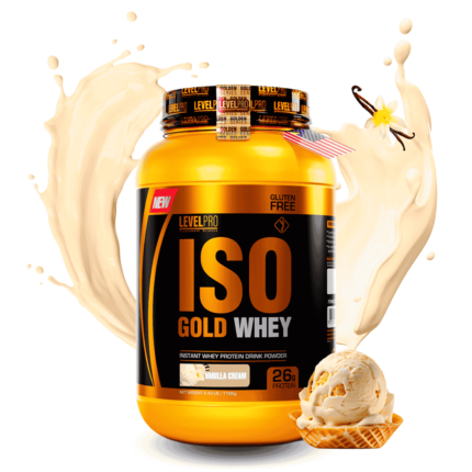 Proteina Iso Gold Whey 1100g - Vainilla | Level Pro