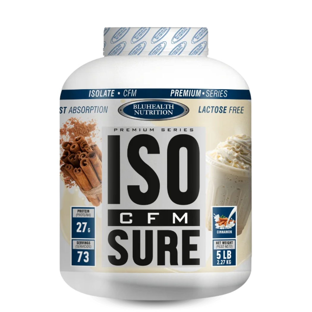 Proteína ISO SURE aislada 5 lb BlueHealth Nutrition en polvo – suplemento proteico para complementar la alimentación deportiva