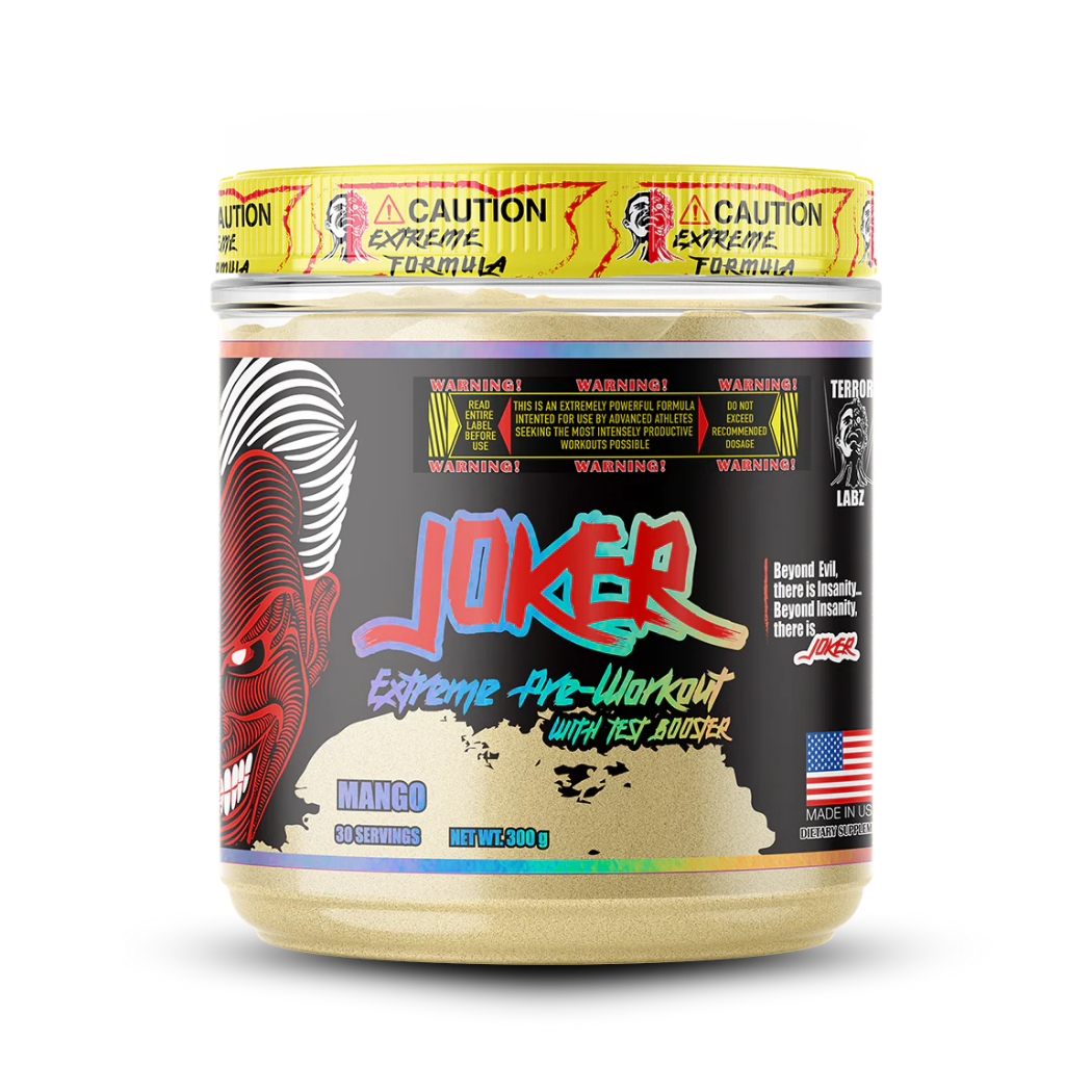 Pre Entreno Joker Extreme 300 g Terror Labz envase original