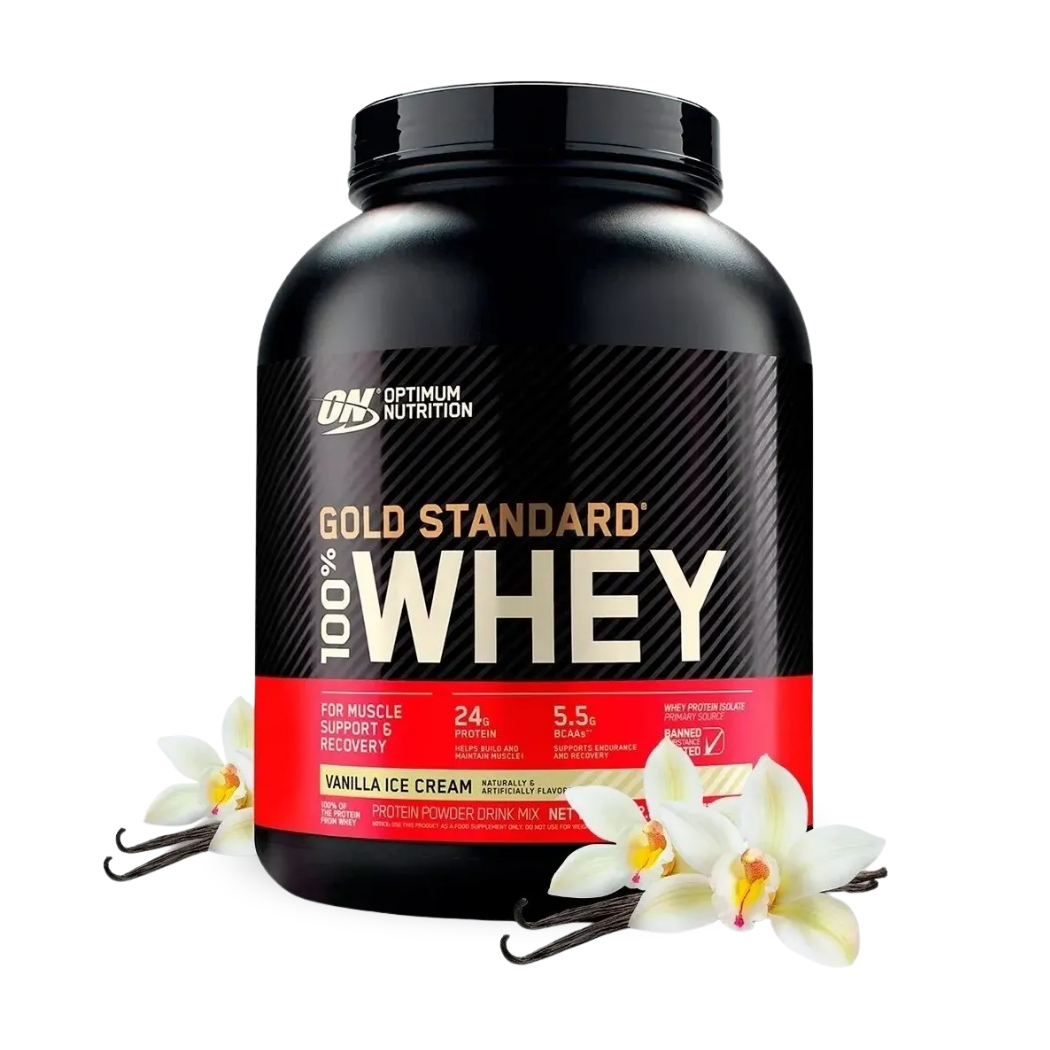 Proteina Gold Standard 100 Whey 5LB Optimum Nutrition vainilla