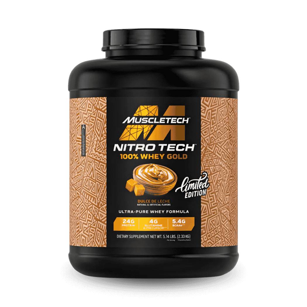 Proteína Nitro Tech 100 Whey Gold 5.14 lb MuscleTech envase original
