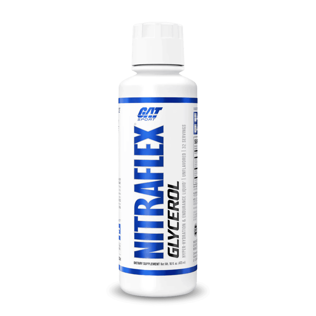 Nitraflex Glycerol Gat Sports 473ml suplemento liquido sin sabor