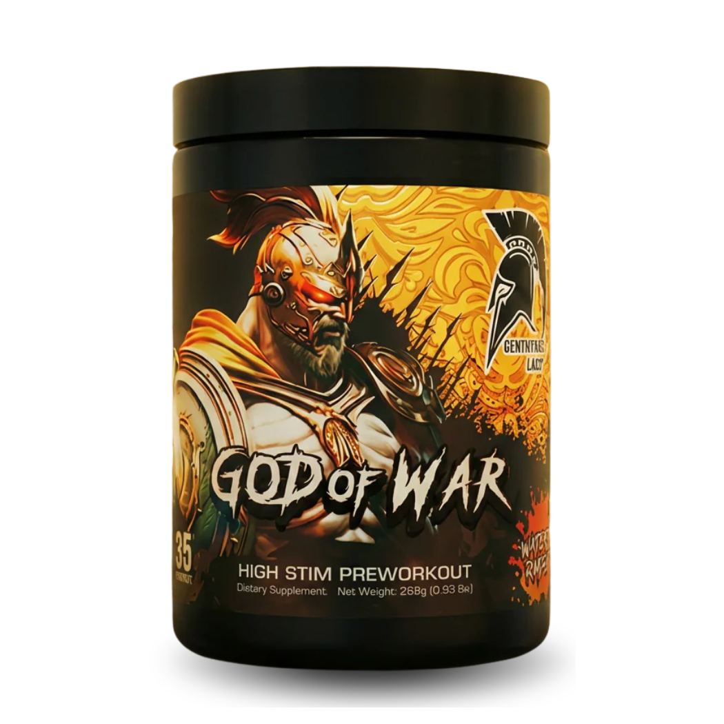 Pre Entreno God Of War 25 servicios Centurion Labz sabor Strawberry Slushie