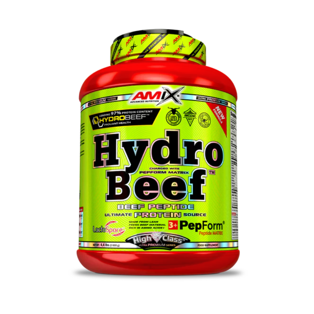 Proteína HydroBeef 4.4LB AMIX Nutrition sabor Choco Coconut