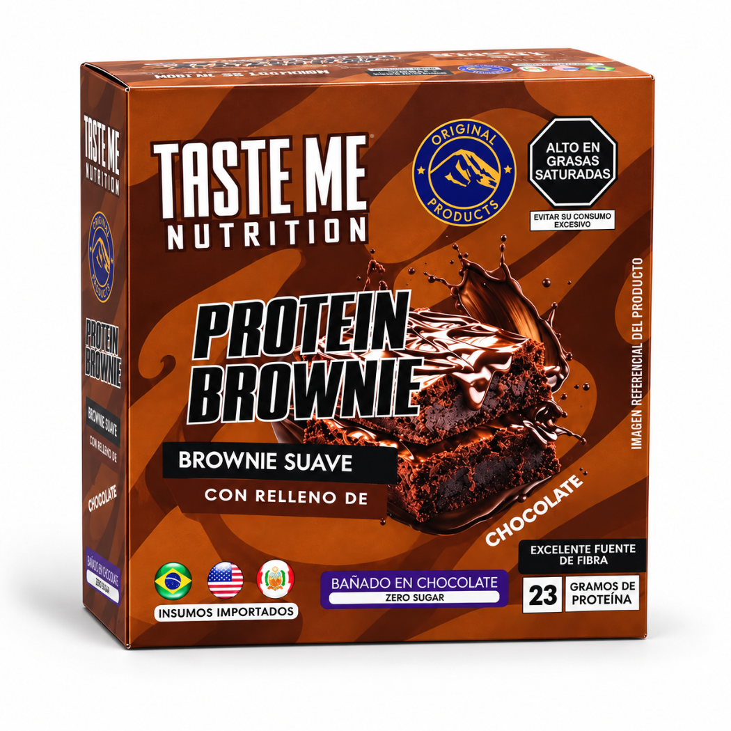 Brownie proteico chocolate - Taste Me Nutrition