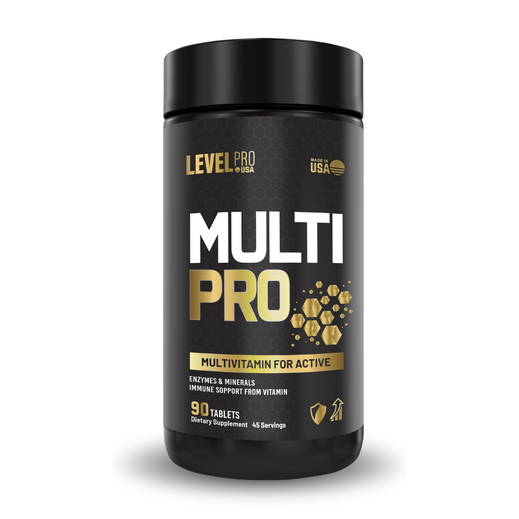 MULTIVITAMÍNICO MULTI PRO 90 CÁPSULAS - LEVEL PRO